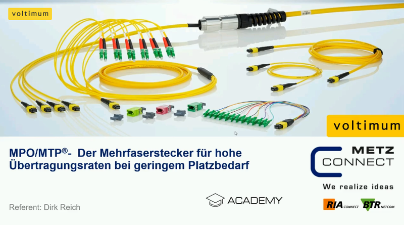 MPO/MTP® – Der Mehrfaserstecker für hohe Übertragungsraten bei geringem Platzbedarf