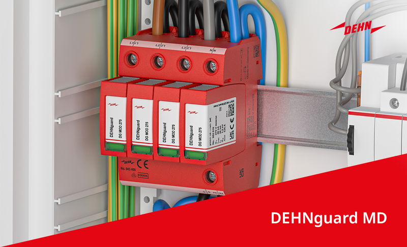 Neue Doppelschraubtechnik bei DEHNguard MD:  Mehr Flexibilität bei der Verdrahtung