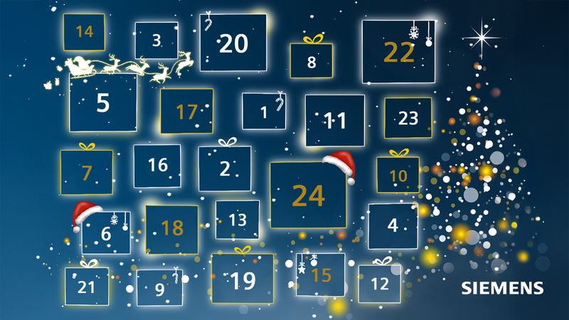 Siemens Adventskalender – Ihre Chance auf tolle Preise!