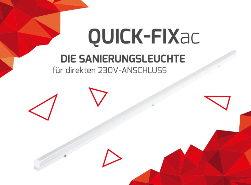 QUICK-FIXac  in zwei neuen Größen