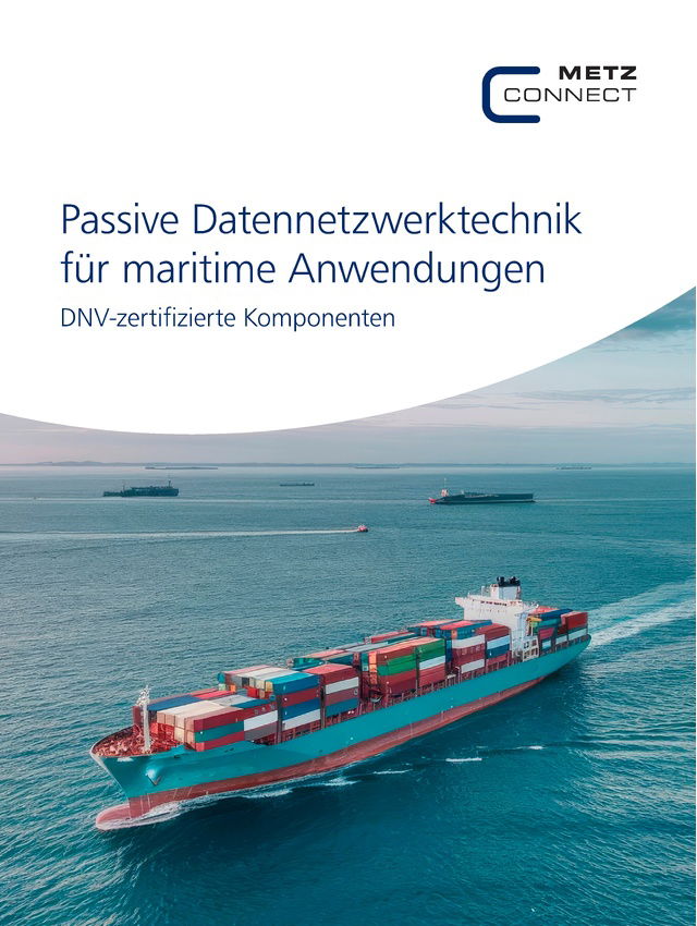 Passive Datennetzwerktechnik für maritime Anwendungen