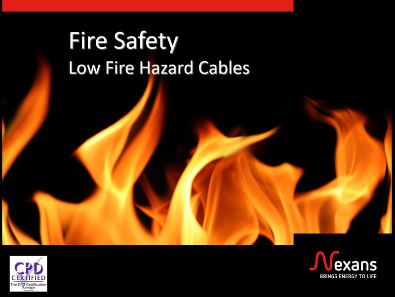 Fire Safety, Low Fire Hazard Cables
