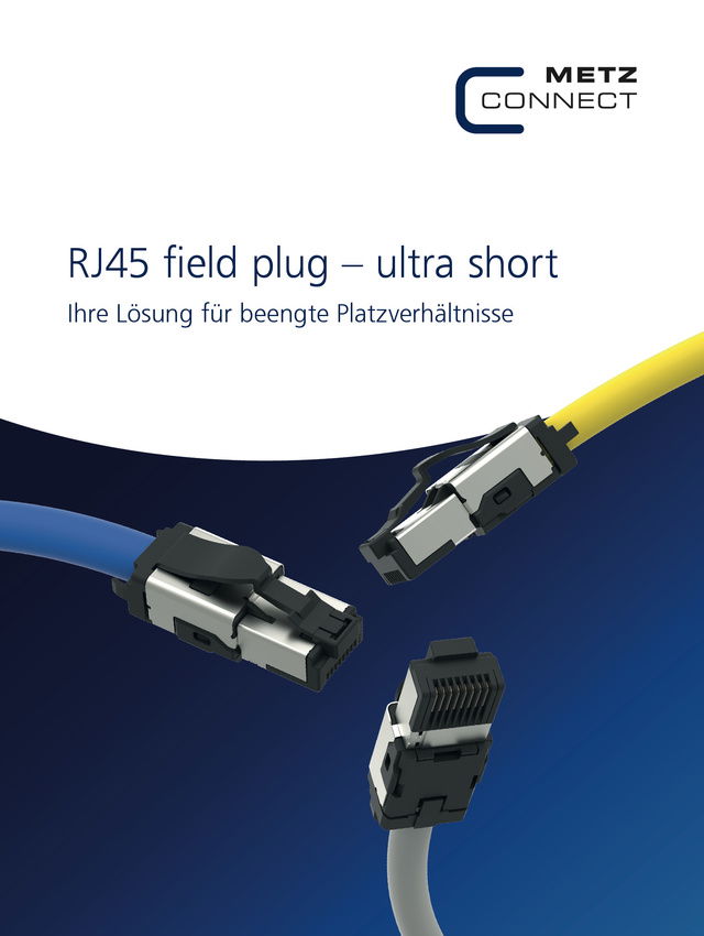 RJ45 field plug – ultra short
