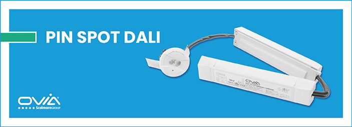Ovia adds new Pin Spot DALI to its emergency lighting range