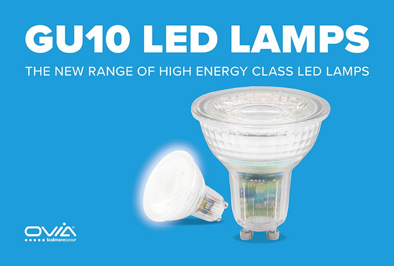 Ovia introduces higher energy class GU10 LED Lamps
