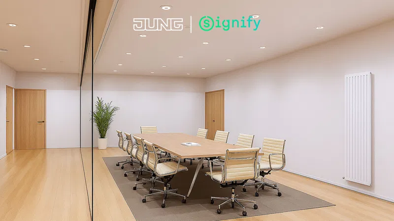 Signify und JUNG heben die intelligente Gebäudesteuerung auf die nächste Stufe