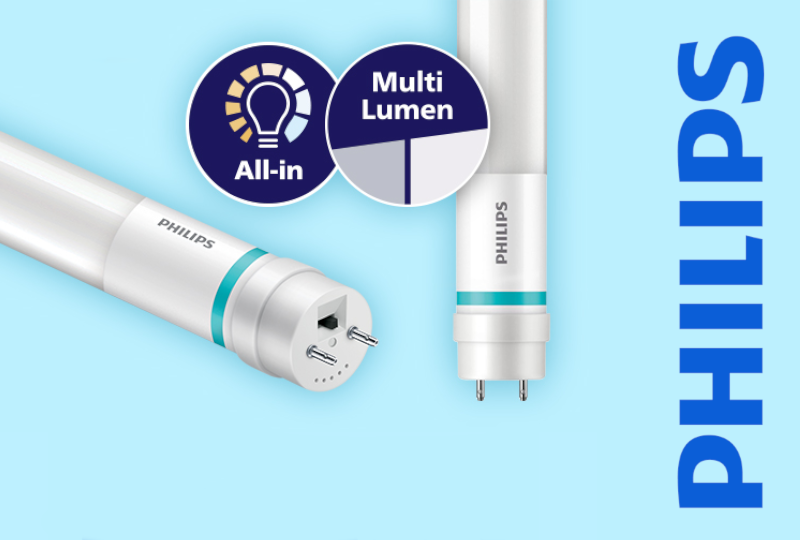 NEU: Master Value LEDtube T8 mit MultiLumen-Schalter