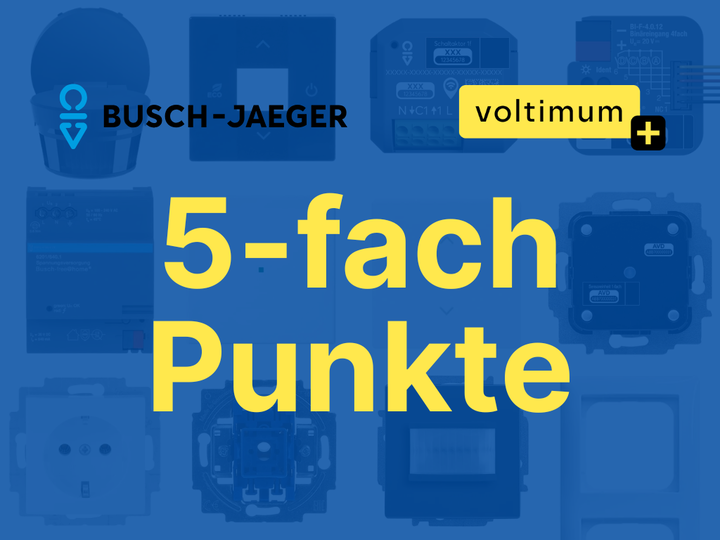 Busch Jaeger - Mehrfach Punkte 5x