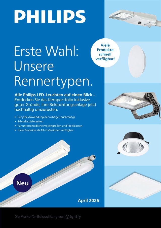 Leuchten - Läuft! Mit unseren Rennertypen.