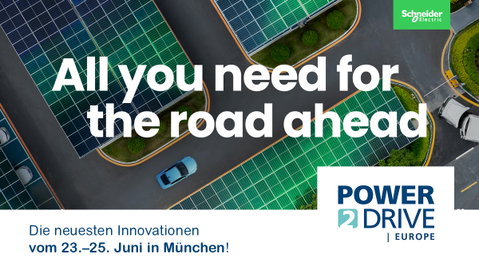 Komm zu Schneider Electric auf die Power2Drive 2026!