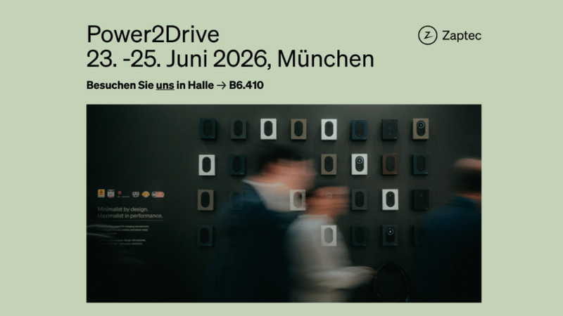 Zaptec auf der Power2Drive in München