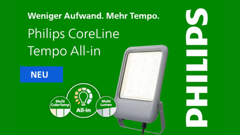 Der neue CoreLine Tempo: der 1:1 Ersatz für konventionelle Scheinwerfer