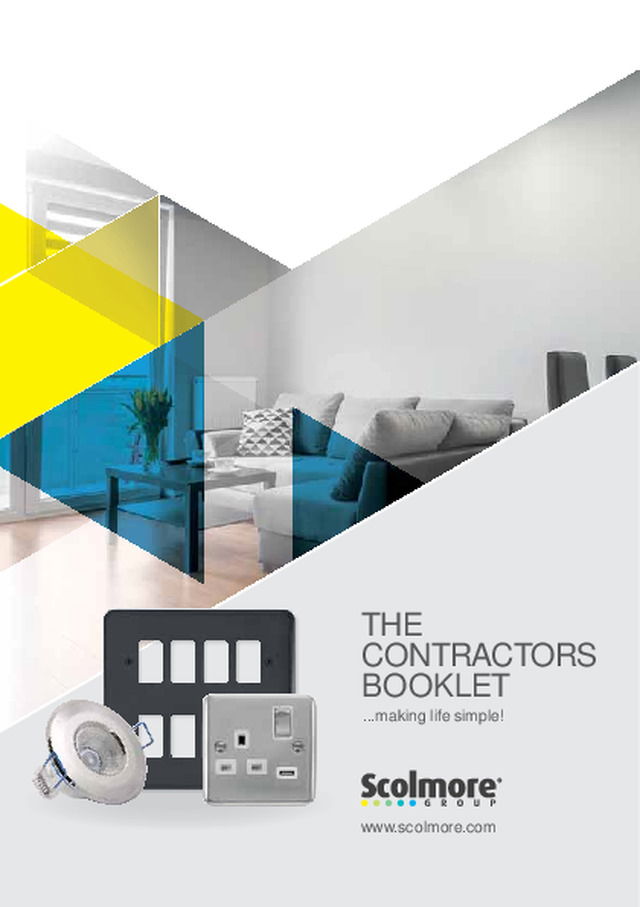 THE CONTRACTORS BOOKLET - Scolmore - 2018