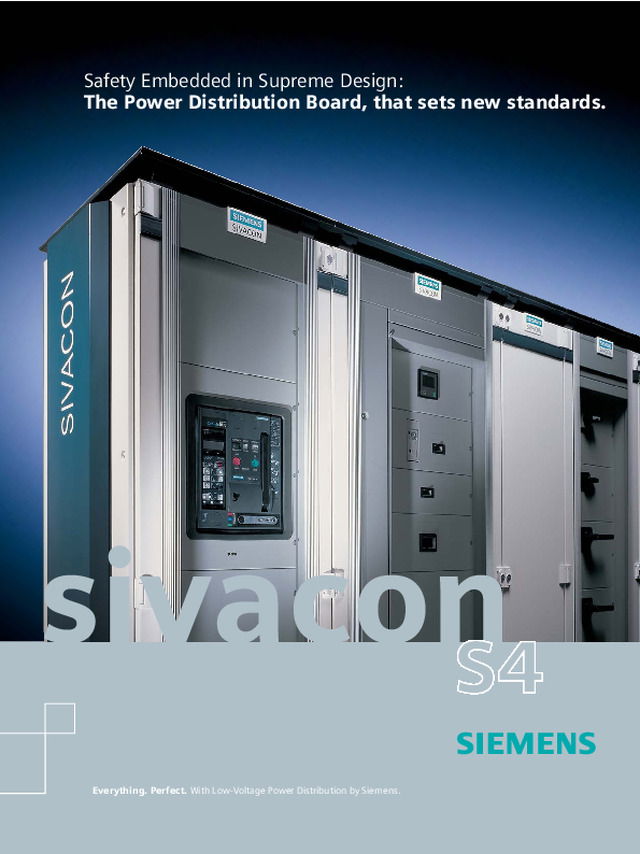 Siemens - SIVACON S4 Brochure
