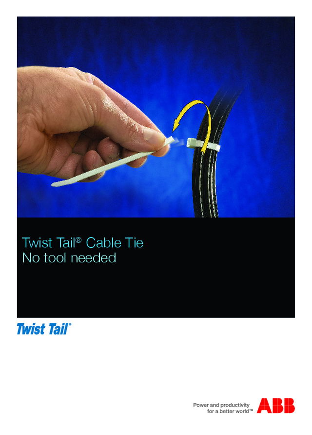 TwistTail - Product Catalogue - 2015 - Cable Tie