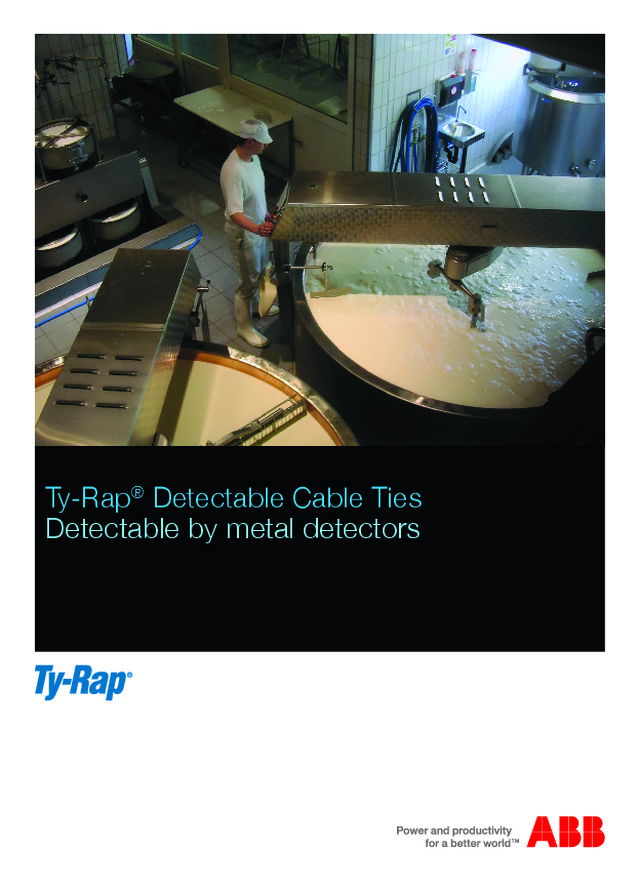 Ty-Rap - Product Catalogue - 2015 - Detectable Cable Ties
