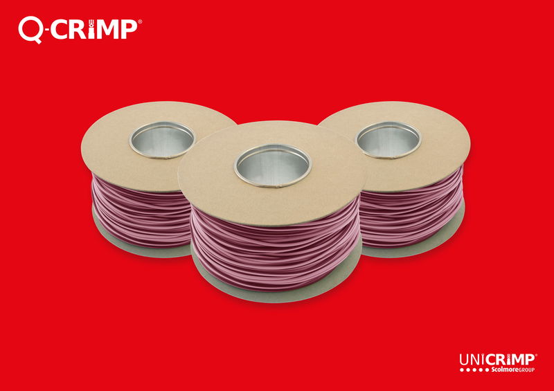 Unicrimp introduces Pink PVC Sleeving Reels