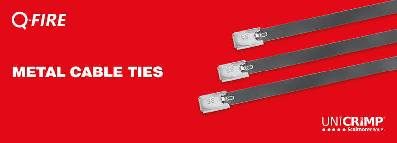 Unicrimp expands Q-Fire range with Stainless Steel Metal Cable Ties