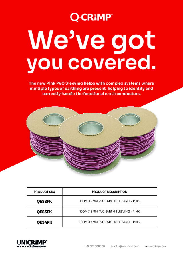 Unicrimp - Pink Sleeving