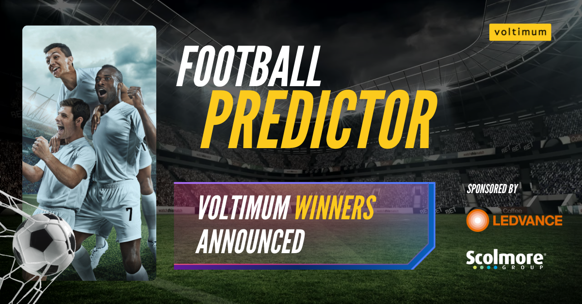 Voltimum Football Predictor winners announced!
