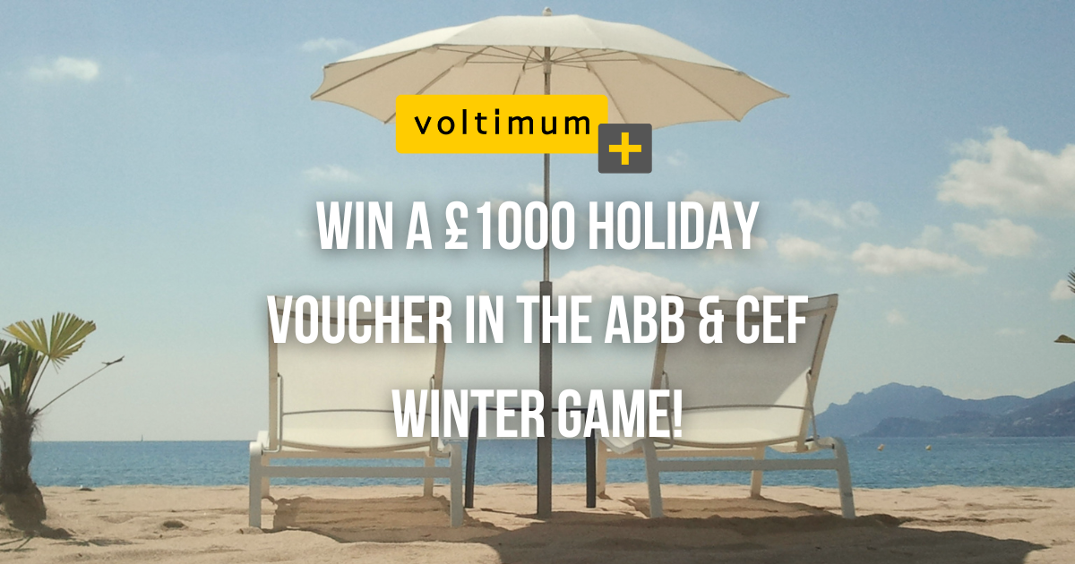 Win Big with Voltimum+: Join Our ABB & CEF Winter Game!