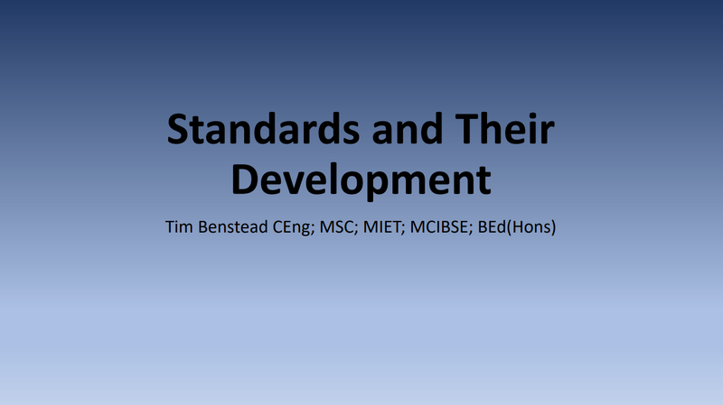 Standards and Their Development