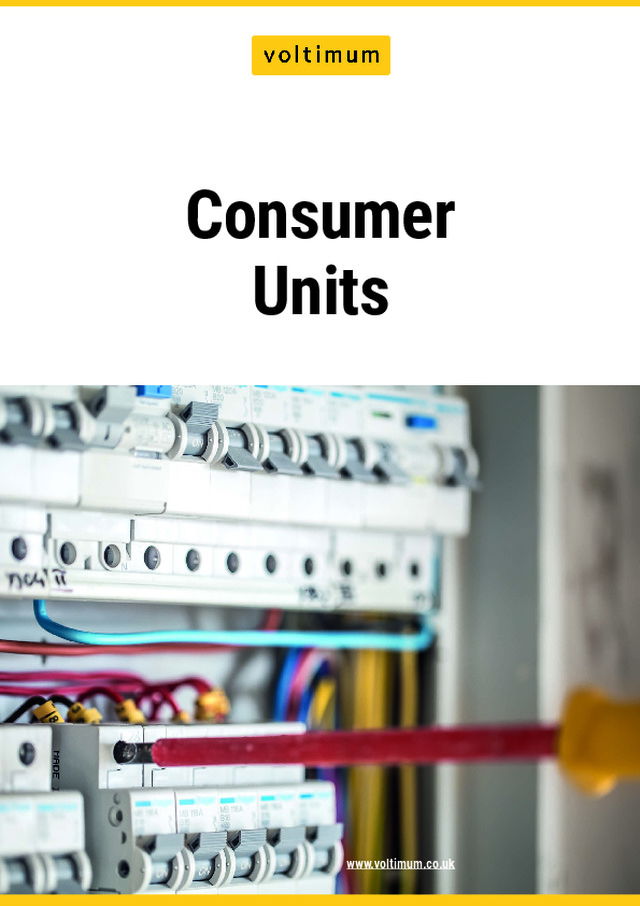 Consumer units according to S EN IEC 61439-1 and BS EN 61439-3.