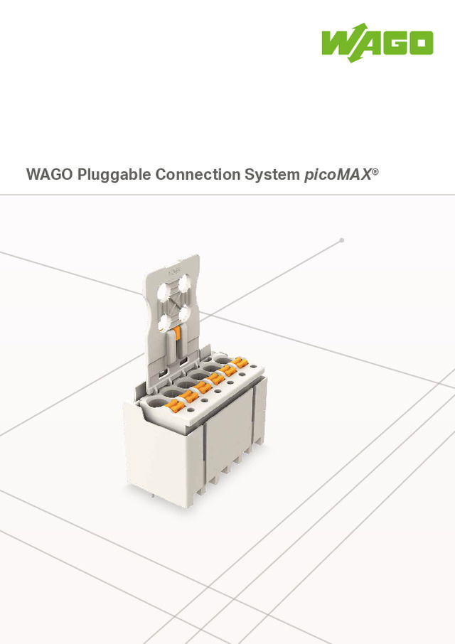 WAGO Pluggable Connection System picoMAX