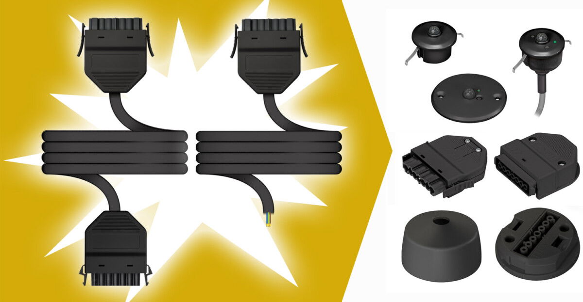 Black luminaire leads now available at Flex7!