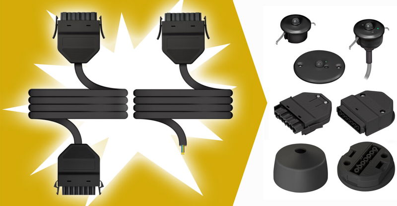 Black luminaire leads now available at Flex7!