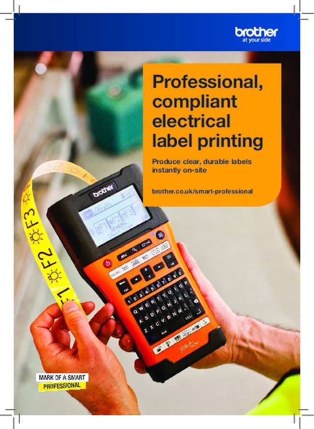 Professional, compliant electrical label printing