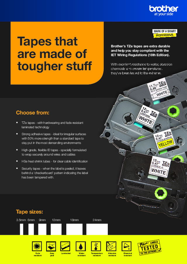 Tapes that are made of tougher stuff