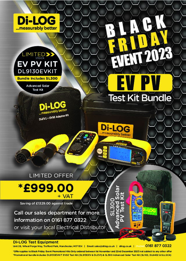 Black Friday Event 2023 - EV PV Test Kit Bundle