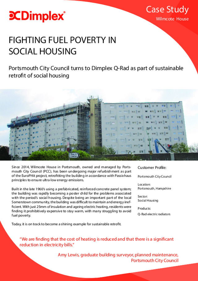 Fighting fuel poverty in social housing - Case Study - 2017