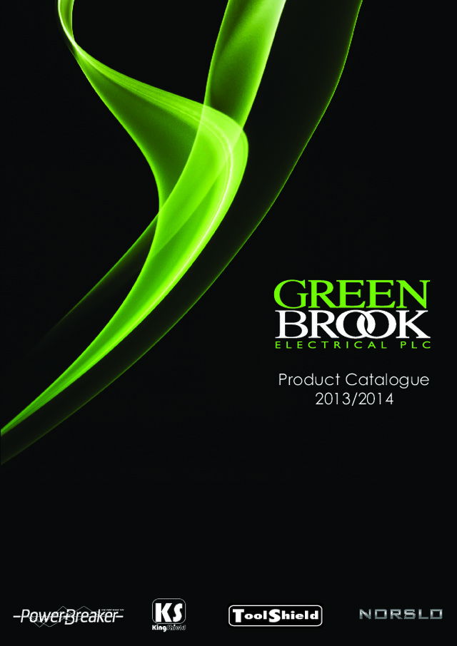 GreenBrook Electrical Catalogue 2013-2014