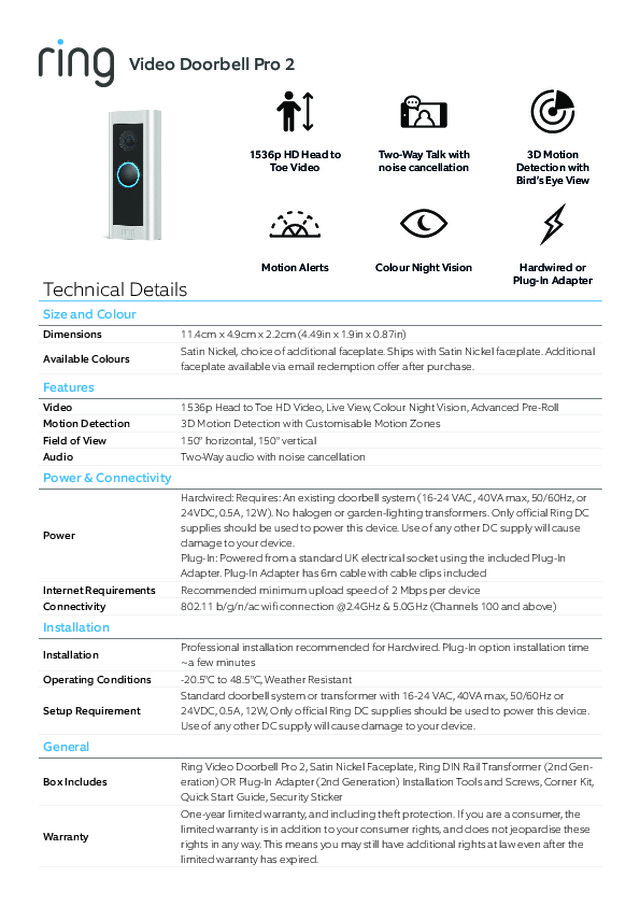 Video Doorbell Pro 2