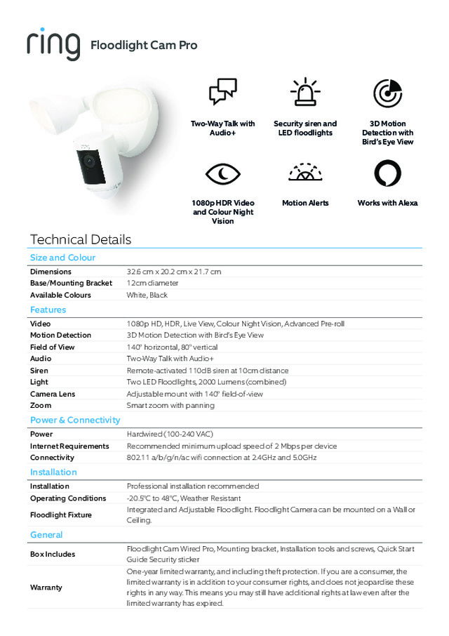 Floodlight Cam Pro