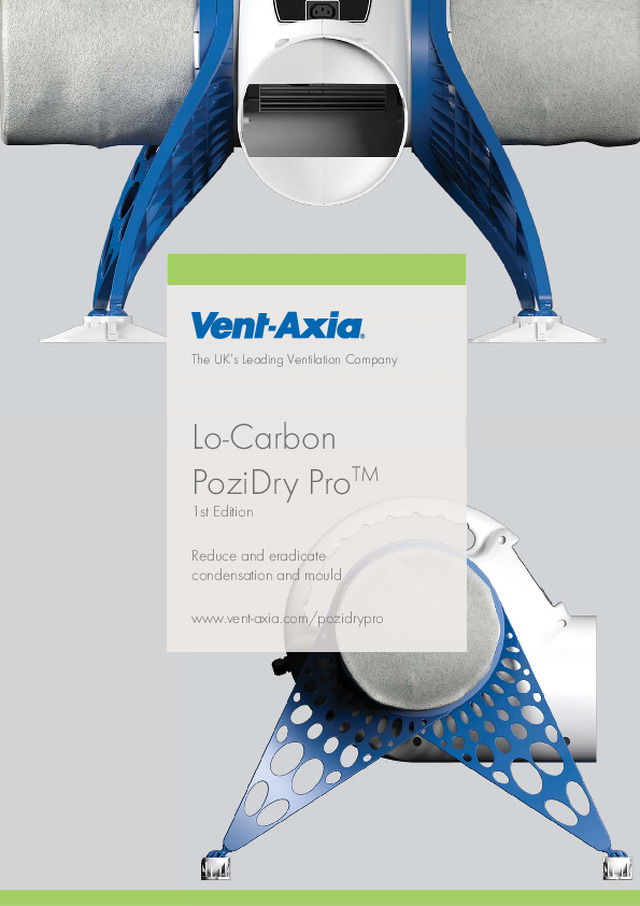 Vent-Axia Lo-Carbon PoziDry Pro - 2018 - Vent-Axia