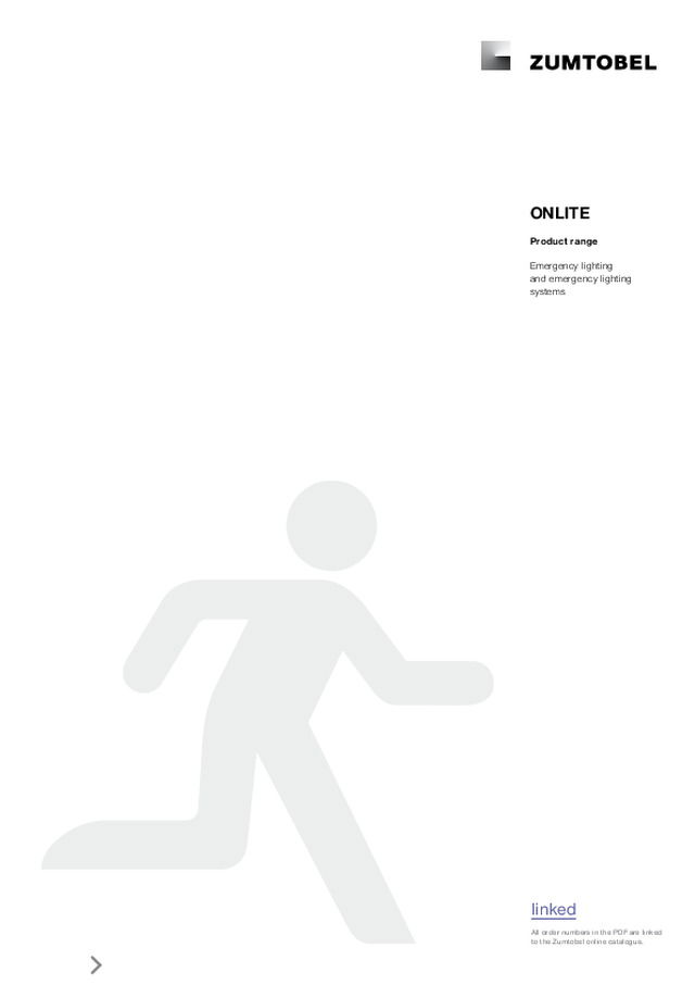 Zumtobel - Product Brochure - Emergency Lighting & Emergency Lighting Systems - 2015