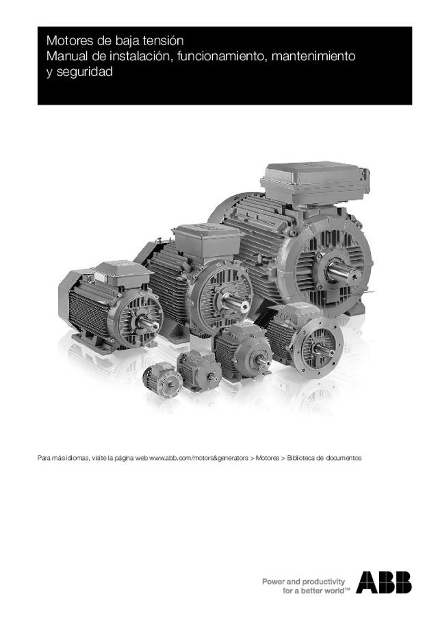 Manual de motores de Baja Tensión