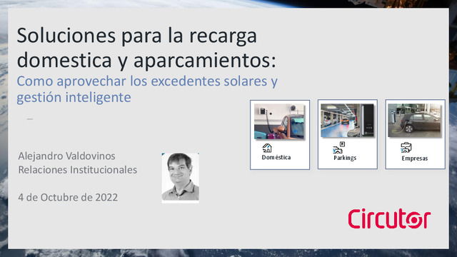 Soluciones para la recarga domestica y aparcamientos