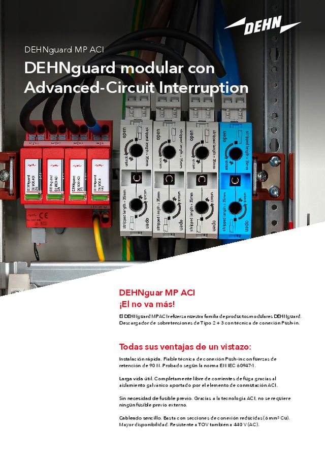 DEHNguard modular con  Advanced-Circuit Interruption