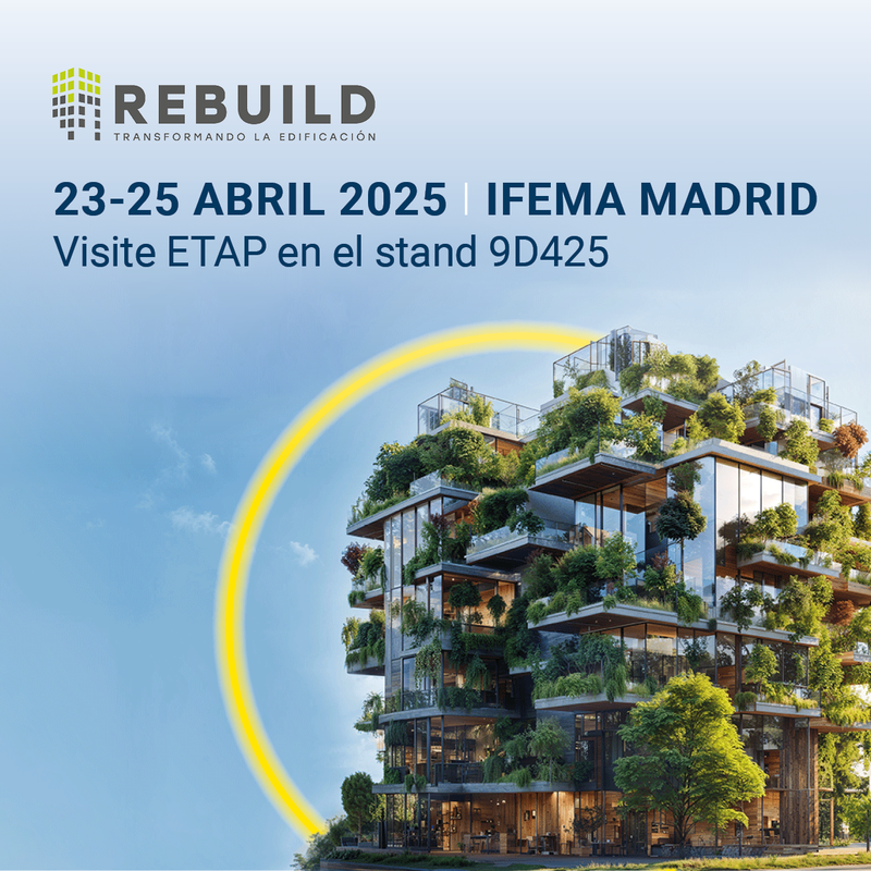 ¡Conoce a ETAP en REBUILD 2025 en Madrid!