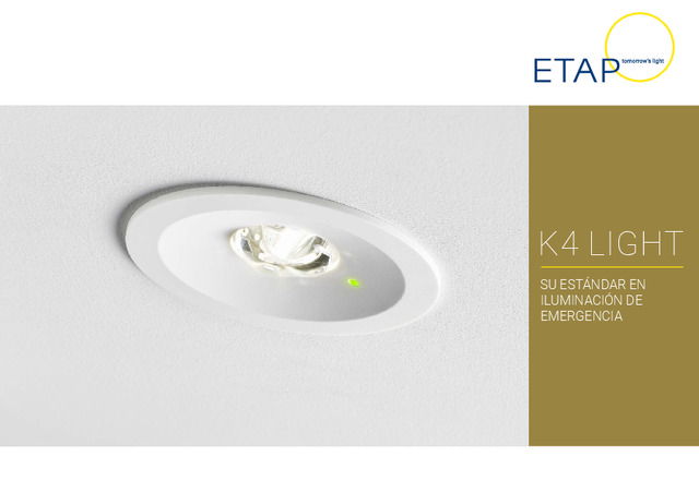 Conoce K4 LIGHT - El nuevo estándar en iluminación de emergencia