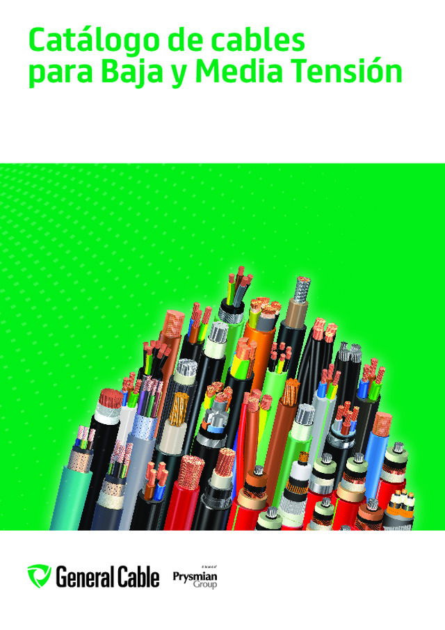 Catálogo de cables para Baja y Media Tensión