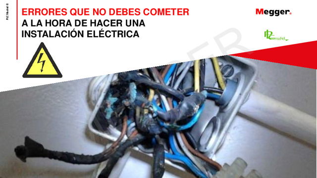 Errores que no debes cometer a la hora de hacer una instalación eléctrica