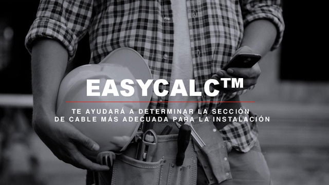¡Descubre EasyCalc! La herramienta que te ayudará a determinar la sección de cable