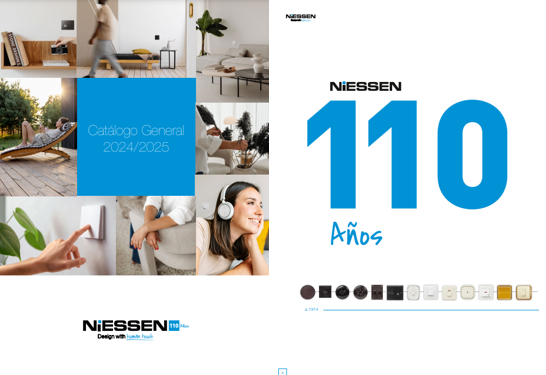 Niessen publica su nuevo catálogo general con un diseño totalmente renovado