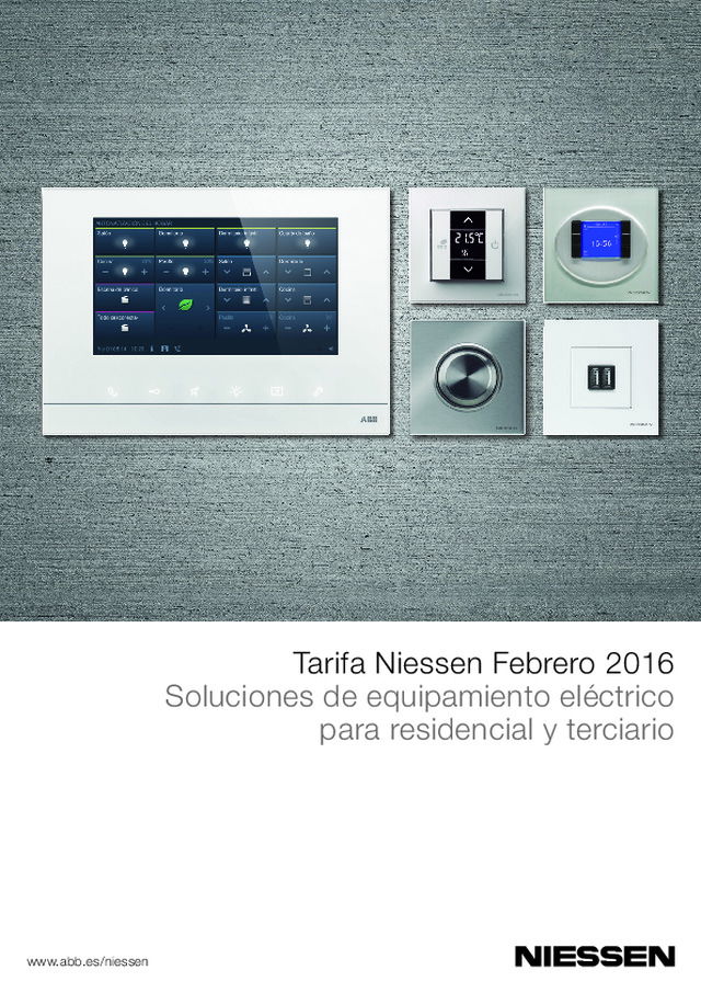 Tarifa Niessen Febrero 2016