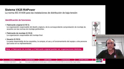 Cómo lograr una distribución de corriente segura y conforme a la normativa IEC 61439 con soluciones Rittal